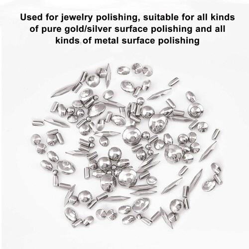 Rustfrit stål polerede perler tumbling media pins 1lb 1