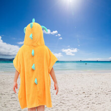 Kids Dinosaur Hooded Beach Towel Microfiber 60cm