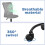 Ergonomic mesh office chair with lumbar support grey 3