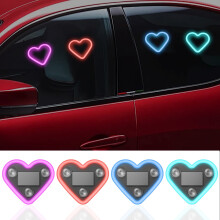 Heart-Shaped LED Neon Light Solar Powered IP68 Waterproof