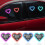 Heart-Shaped LED Neon Light Solar Powered IP68 Waterproof 1