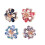 Barrette Rhinestone Gorm4Píosa 4