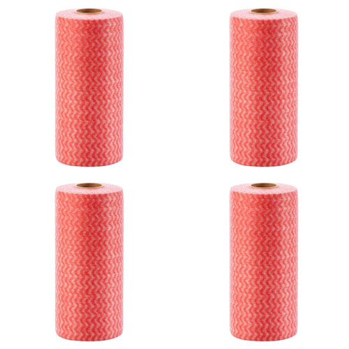 Reusable Dish Cloths 4 Rolls 200 Count Quick-Dry Heavy Duty