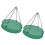 Bird feeder tray set 2 pcs weatherproof open with hooks 1