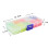 Set assortito di perline da pesca in plastica morbida, ovali e rotonde, 1000 pezzi 7