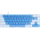 Mechanical Keyboard 68-Key Red Switches Blue Backlight 1