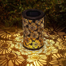 Sunflower Solar Lantern for Outdoor Yard Patio Garden