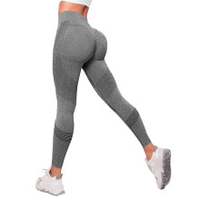 Women's High Waist Seamless Yoga Pants Gray S