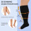 AIGIA Compression Socks Extra Wide Calf Open Toe 2 Pairs 3