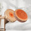 Wood Slice Round Floor Cushion with 3D Tree Ring Design 1