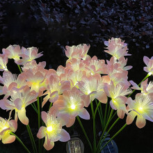 Solar Garden Lights Outdoor Decorative Flower LED