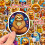 Sloth Stickers Cartoon Design 50-Pack 2