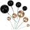 Foam Cake Topper Balls Assorted Colors 66 Pcs 1