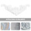 European Style Ceiling Medallion Unpainted 2 pcs 5