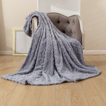Fluffy Warm Blanket Throw Travel Twin Queen All-Season