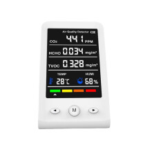 Multifunctional Indoor Air Auality Meter for New Car New House, Formaldehyde Odor Test Carbon Dioxide Detector