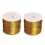 Golden cloth gift wrapping rope decorative practical 2 rolls 4
