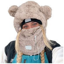 Strick-Sturmhaube für Damen – Winddicht und warm für den Winter