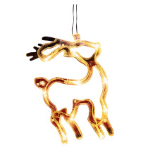 LED-Weihnachtsbeleuchtung Schneemann-Dekoration 20 Lichter