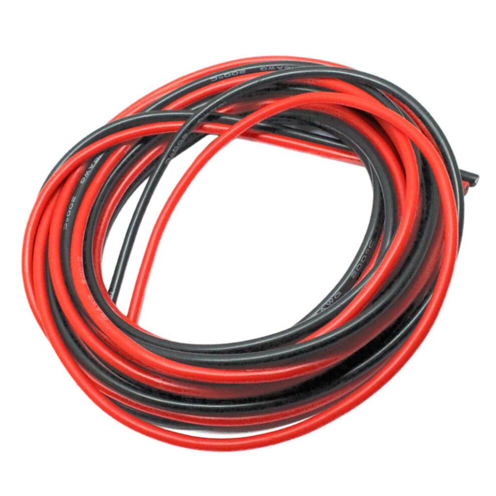 Silicone Wire Cable 16Awg 20Ft 2 Roll 913466113279
