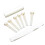 Acoustic Guitar Part 1 Ivory ABS Replacement Set 4