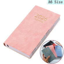 Agenda de poche journalier et hebdomadaire 9,8 x 17,8 cm (3,85 x 7 po) 12 mois 155 feuilles