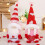 Valentine's Day Tomte Gnome Plush Ornament Handmade 1