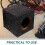 Car Subwoofer Box DIY Accessory 1 Pair Black Wood 3