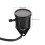 Motorcykel Speedometer Metal Sort Universal 1Pak 2