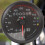 Motorcykel Speedometer Metal Sort Universal 1Pak 3