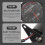 Motorcykel Speedometer Metal Sort Universal 1Pak 6