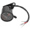 Motorcykel Speedometer Metal Sort Universal 1Pak 4