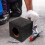 Car Subwoofer Box DIY Accessory 1 Pair Black Wood 6