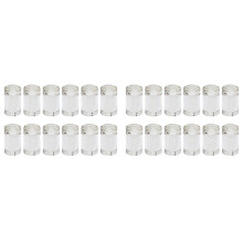 24 Transparente Abstandshalter, 3/4 X 1 Zoll Acryl-Abstandshalterschrauben, Befestigungsmaterial für Wandschilder, Abstandshalternägel für Werbung