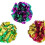 Kattleksaker Mylar Crinkle Balls för innekatter 12-pack 3