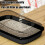 Open Cat Litter Box with Spill Guard and Scoop 5