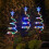 LED Christmas Tree Lights Outdoor Powered 3 Pack 4