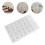 Charm Organizer with28Compartments11.8x4.1x1.1in 6