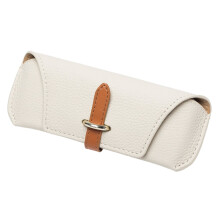 Leather Glasses Case with Protective Pockets