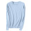 Women's Cotton Sweater Long-Sleeve Crewneck Solid Color 1