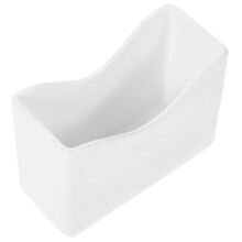 Porte-serviettes en céramique blanc, accessoire de cuisine