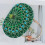 Γυναικεία vintage τσάντα clutch με χάντρες σε σχήμα παγωνιού, 1 τεμάχιο 7
