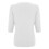 Suéter feminino casual de malha lisa branco 6