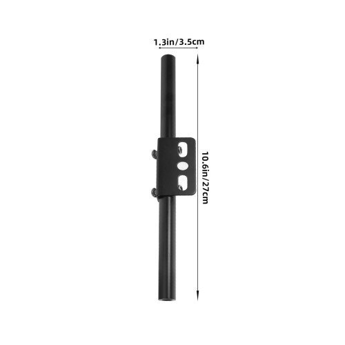 Support de lampe de moto en fer noir (1 pièce) 1
