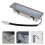 Peças para coifa de RV, luz LED multifuncional prateada, pacote com 1 unidade. 4