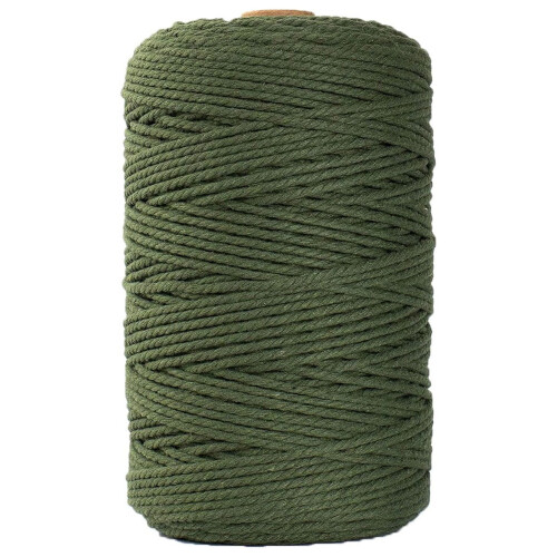 Makramee-Garn aus Naturbaumwolle, 3 mm, 100 Meter