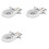 3X Wall Mount Hanger Built-in Cable Management Space Saving Bracket Wall Shelf for  Nest WiFi Wireless Router 1