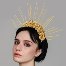Golden Hairband Lolita Headwear 1 Piece
