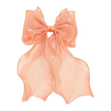 Hair Bow Clips for Women Silk Ribbon Long Tail French Style
