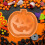 Halloween serving tray plastic pumpkin bat 1 piece 8